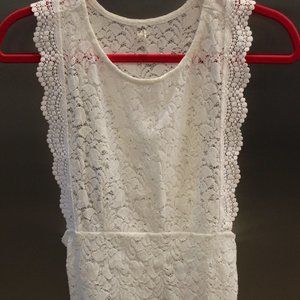 EUC: Free People Sure Thang Sheer Tank: Size L